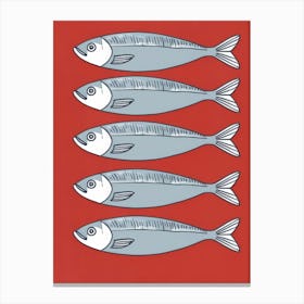 Sardines 7 Canvas Print