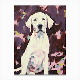 A Great Dane Dog Painting, Impressionist 1 Canvas Print