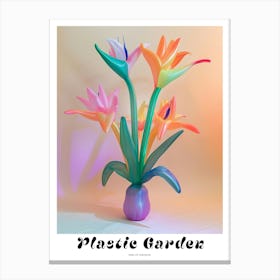 Dreamy Inflatable Flowers Poster Bird Of Paradise 3 Canvas Print