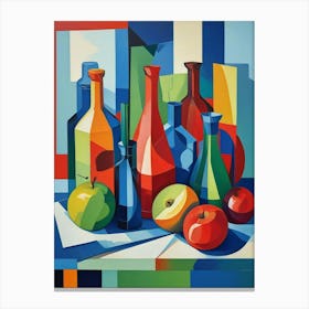 Cubist Still Life Art Print (1) Canvas Print