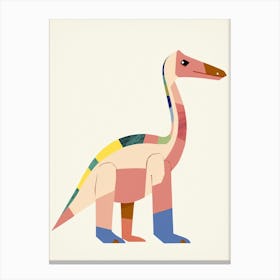 Nursery Dinosaur Art Herrerasaurus Canvas Print