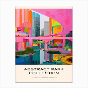 Abstract Park Collection Poster Umeda Sky Building Floating Gardens Osaka Canvas Print