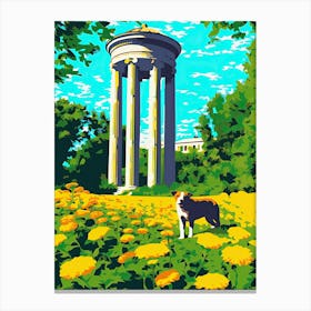 Brooklyn Botanic Garden, Cats Pop Art 4 Canvas Print