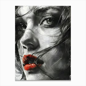 Portrait Of A Woman Canvas Print