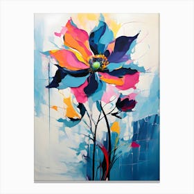 Abstract Flower Painting 24 Canvas Print