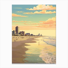 Atlantic City Beach New Jersey 2 Canvas Print