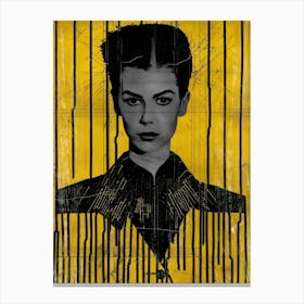 'The Girl In Yellow' Canvas Print