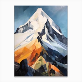 Mount Hood Usa 1 Mountain Painting Canvas Print