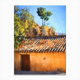 Farm Building Andalusia Spain Canvas Print