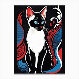 Siamese Cat 1 Canvas Print