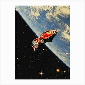 Car In Space 1 Canvas Print