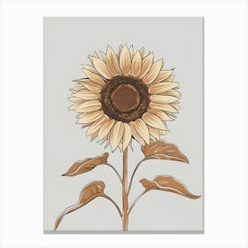 Sunflower 10 Canvas Print