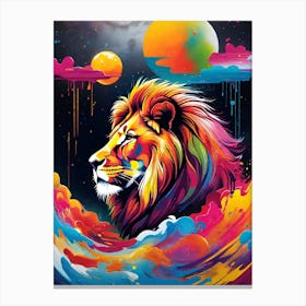 Lion Painting 118 Canvas Print