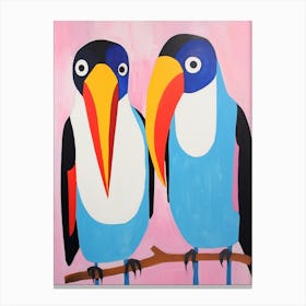 Colourful Kids Animal Art Toucan 2 Canvas Print