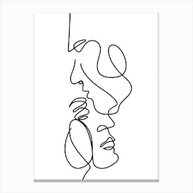 One Line Drawing Toile