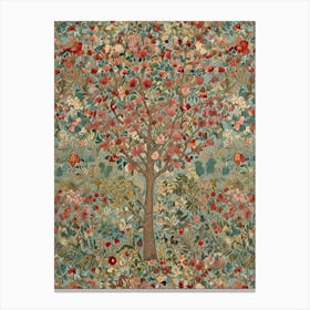 William Morris Tree Of Life Canvas Print