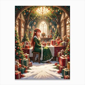 Christmas Elf Canvas Print