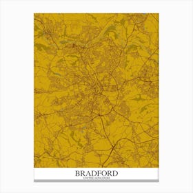Bradford Yellow Blue Canvas Print