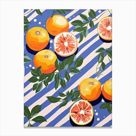 Passion Fruit Fruit Summer Illustration 4 Canvas Print