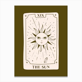 The Sun Canvas Print