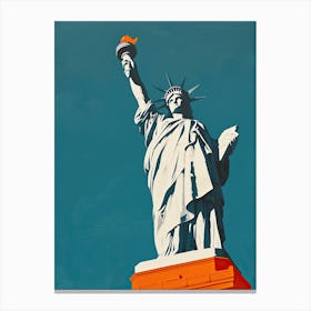 Statue Of Liberty, USA Canvas Print