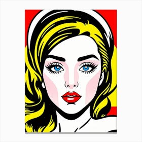 Beauty Pop Art Canvas Print