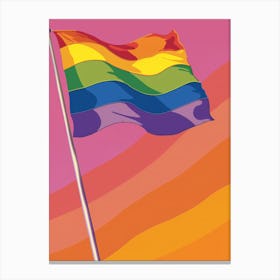 Rainbow Flag Canvas Print
