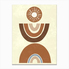 Boho Sun Canvas Print