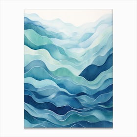 Ocean Waves 1 Canvas Print