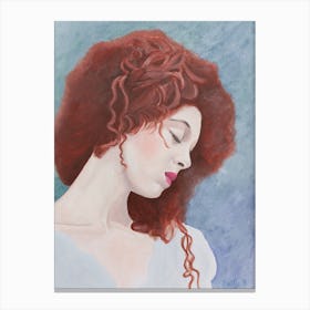 Melancholy Woman Canvas Print