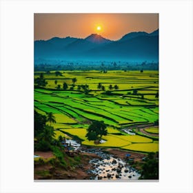 Field Landscape 3 Canvas Print