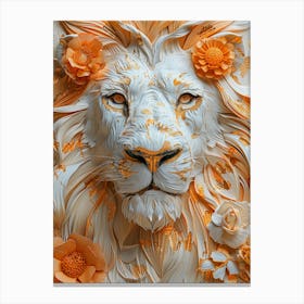 Lion Head Canvas Print