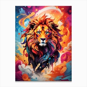 Lion Painting Canvas Print