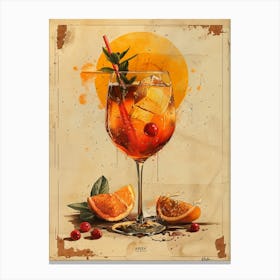 Aperol Spritz Art Print 410 Canvas Print