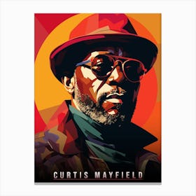 Curtis Mayfield 1 Canvas Print