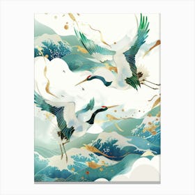 Cranes In The Sky 1 Canvas Print