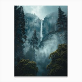 Waterfall Forest (25) Canvas Print