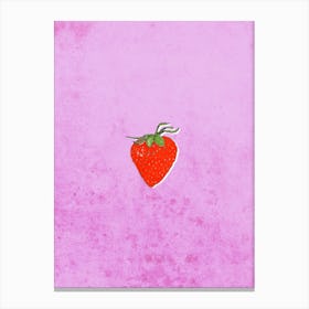 The Lonely Strawberry Canvas Print