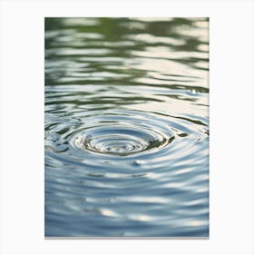 Ripples In The Water Canvas Print