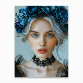 Blue Beauty Canvas Print