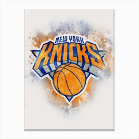 New York Knicks Paint Canvas Print