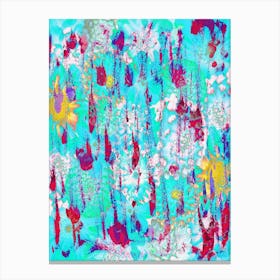 Abstract Florals Canvas Print