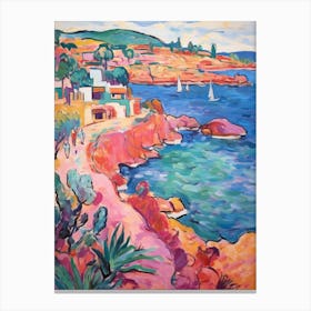 Sharm El Sheikh Egypt 2 Fauvist Painting Canvas Print