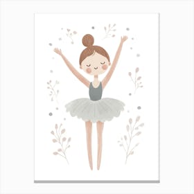 Ballerina Print Canvas Print