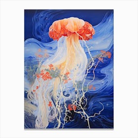 Portuguese Man Of War Japanese Illustration 3 Canvas Print