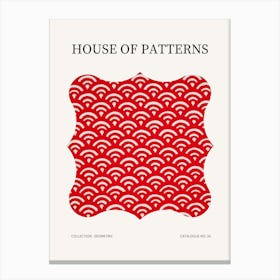 Geometric Pattern Poster 34 Canvas Print