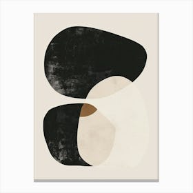 Sendai Stone Park Bauhaus Minimalist Canvas Print