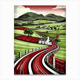 Road To Ireland 1 Canvas Print