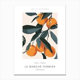 Clementines Le Marche Fermier Poster 6 Canvas Print
