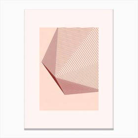 Geometric - Pink Canvas Print